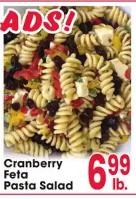 Jewel-Osco Cranberry Feta Pasta Salad offer