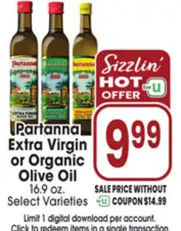 Jewel-Osco Partanna Extra Virgin or Organic Olive Oil offer