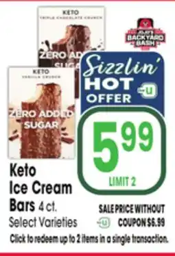 Jewel-Osco Keto Ice Cream Bars offer
