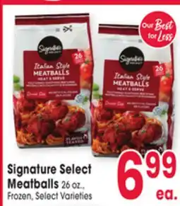 Jewel-Osco Signature Select Meatballs offer