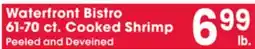 Jewel-Osco Waterfront Bistro 61-70 ct. Cooked Shrimp offer
