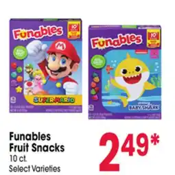 Jewel-Osco Funables Fruit Snacks offer
