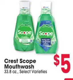 Jewel-Osco Crest Scope Mouthwash offer