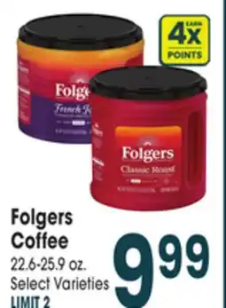Jewel-Osco Folgers Coffee offer