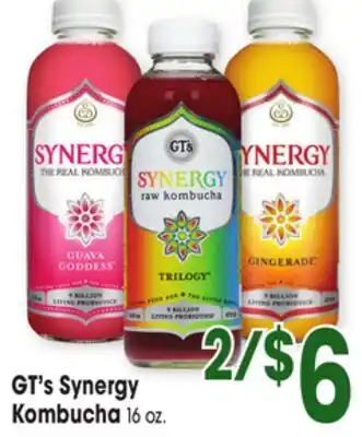 Jewel-Osco GT's Synergy Kombucha offer
