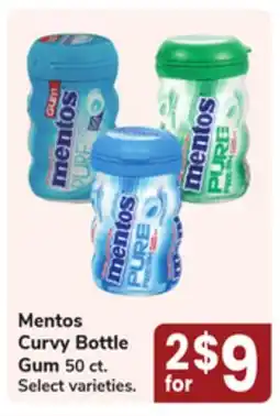 Jewel-Osco Mentos Curvy Bottle Gum offer