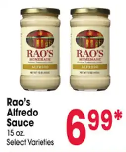 Jewel-Osco Rao's Alfredo Sauce offer