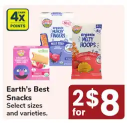 Jewel-Osco Earth's Best Snacks offer