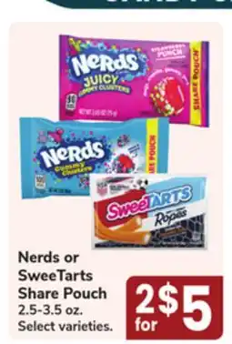 Jewel-Osco Nerds or SweeTarts Share Pouch offer