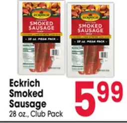 Jewel-Osco Eckrich Smoked Sausage offer