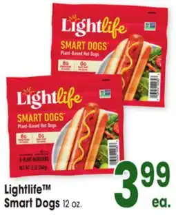Jewel-Osco Lightlife Smart Dogs offer
