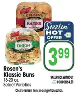 Jewel-Osco Rosen's Klassic Buns offer