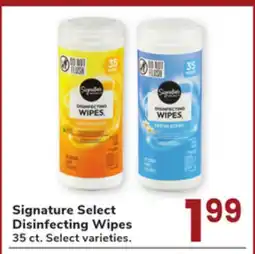 Jewel-Osco Signature Select Disinfecting Wipes offer