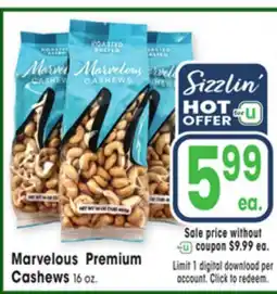 Jewel-Osco Marvelous Premium Cashews offer