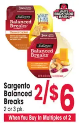 Jewel-Osco Sargento Balanced Breaks offer