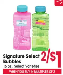 Jewel-Osco Signature Select Bubbles offer