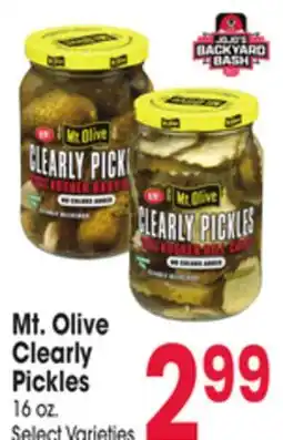Jewel-Osco Mt. Olive Clearly Pickles offer