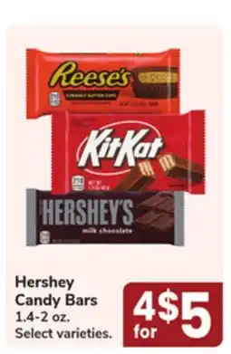 Jewel-Osco Hershey Candy Bars offer