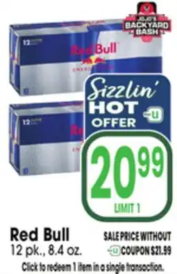 Jewel-Osco Red Bull offer
