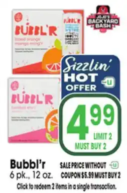 Jewel-Osco Bubbl'r offer