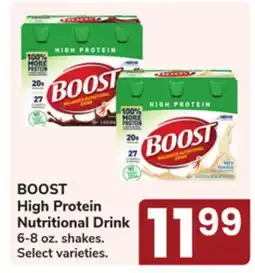 Jewel-Osco BOOST High Protein Nutritional Drink offer