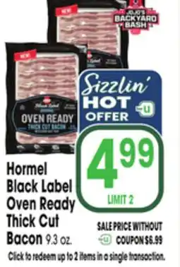 Jewel-Osco Hormel Black Label Oven Ready Thick Cut Bacon offer