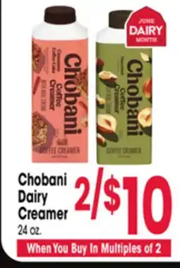 Jewel-Osco Chobani Dairy Creamer offer