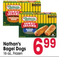 Jewel-Osco Nathan's Bagel Dogs offer