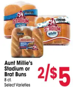 Jewel-Osco Aunt Millie's Stadium or Brat Buns offer