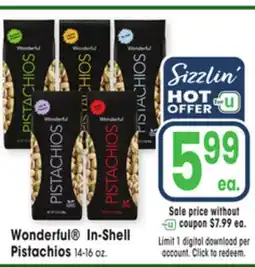 Jewel-Osco Wonderful In-Shell Pistachios offer