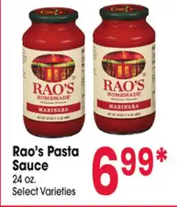 Jewel-Osco Rao's Pasta Sauce offer