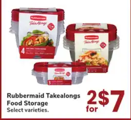 Jewel-Osco Rubbermaid Takealongs Food Storage offer