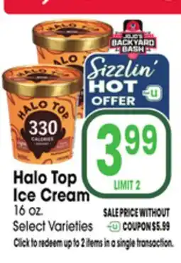 Jewel-Osco Halo Top Ice Cream offer