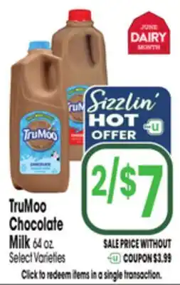 Jewel-Osco TruMoo Chocolate Milk 64 oz offer