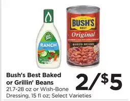 Food 4 Less Bush's Best Baked or Grillin' Beans offer