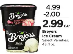 Food 4 Less Breyers Ice Cream offer