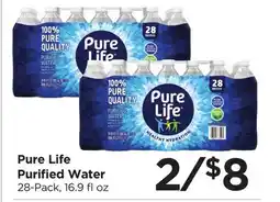 Food 4 Less Pure Life Purified Water offer