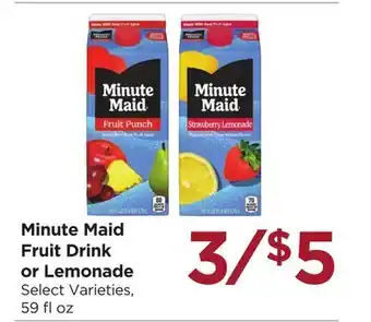 Food 4 Less Minute Maid Fruit Drink or Lemonade offer
