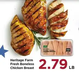 Food 4 Less Heritage Farm Fresh Boneless Chicken Breast offer