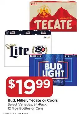 Food 4 Less Bud, Miller, Tecate or Coors offer