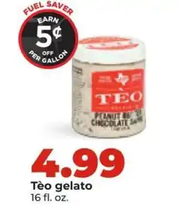 Hy-Vee Teo gelato offer
