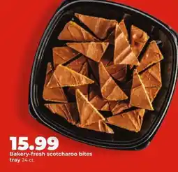 Hy-Vee Bakery-fresh scotcharoo bites offer
