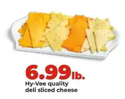 Hy-Vee Hy-Vee quality deli sliced cheese offer