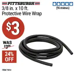 Harbor Freight Tools Pittsburgh protective wire wrap offer