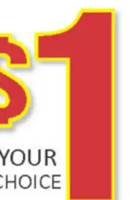 General Discount YOUR CHOICE offer