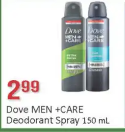 General Discount Dove MEN +CARE Deodorant Spray offer