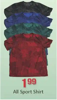 General Discount All Sport Shirt offer