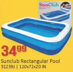 General Discount Sunclub Rectangular Pool offer
