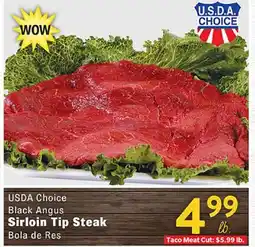 Rio Valley Market USDA Choice Black Angus Sirloin Tip Steak offer