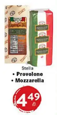 Rio Valley Market Stella Provolone Mozzarella offer